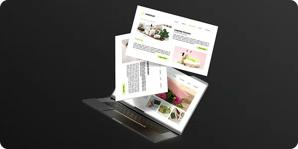 The same page rendered on desktop, tablet and phone